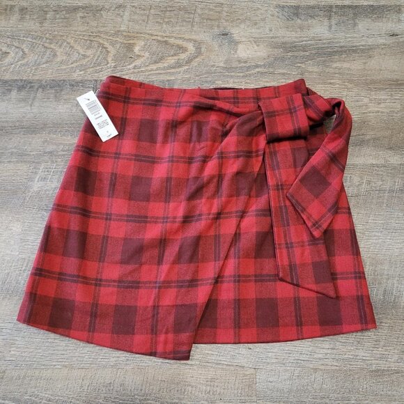 NWT WILFRED | Aritzia Dorine Skirt Wool Plaid | Sz. 0 - Picture 2 of 6